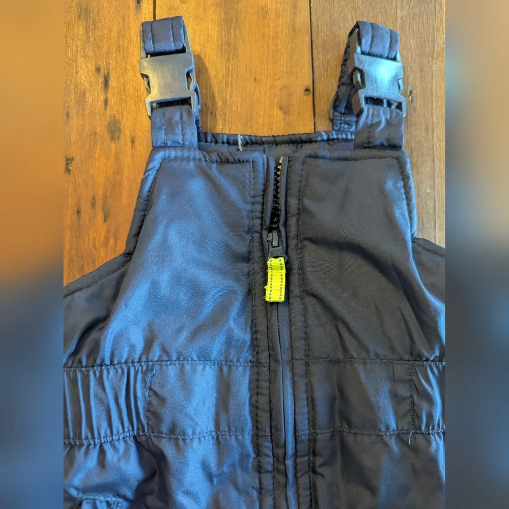 Osh Kosh‎ B'gosh Snow Pants Size 24M Blue Bib Ski Adjustable Overalls Toddler